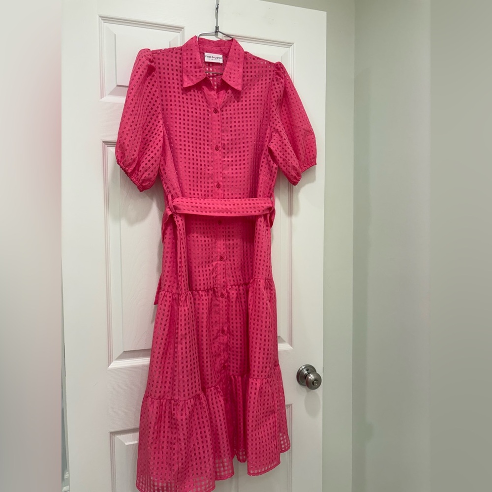 First Love Pink Maxi Dress